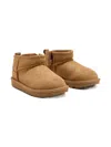 Ugg Ultra Mini Classic Suede Boots In Brown
