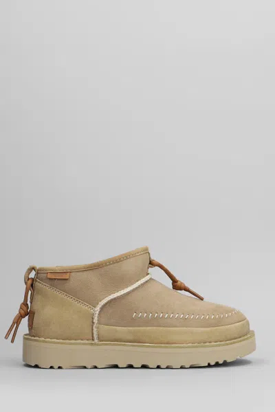 Ugg Ultra Mini Crafted Low Heels Ankle Boots