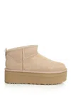 Ugg Classic Ultra Mini Boot With Platform In Beige