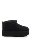 Ugg Classic Ultra Mini Platform Ankle Boots In Black