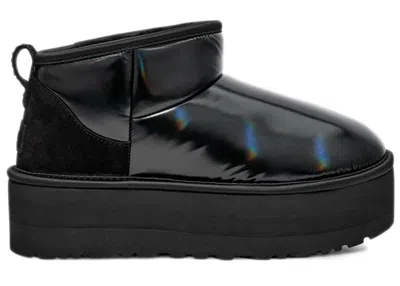 Pre-owned Ugg Ultra Mini Platform Hi Shine Boot (women's) Sneakers In Black