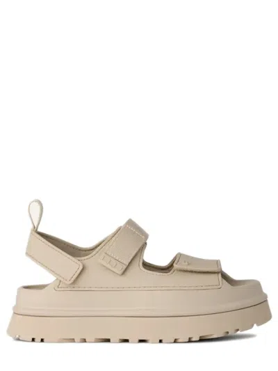 Ugg Ultralight Water-resistant Platform Sandals With Lug Sole In Neutral