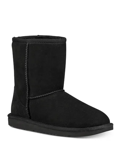 Ugg Unisex Classic Ii Boots - Little Kid In Black