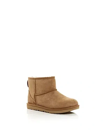 Ugg Unisex Classic Mini Ii Shearling Boots - Little Kid In Chesnut