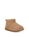 Ugg Kids Classic Ultra Mini Twinface Sheepskin Booties In Sand