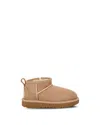 Ugg Kids Classic Ultra Mini Twinface Sheepskin Booties In Brown