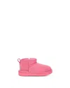 Ugg Kids Classic Ultra Mini Twinface Sheepskin Booties In Sachet Pink