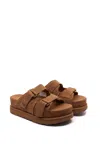 Ugg Unisex Goldenstar Hi Slide In Chestnut