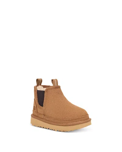 Ugg Kids' Unisex Neumel Chelsea Booties - Toddler In Chestnut