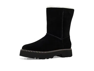 Ugg Suede Ankle Boots In Black
