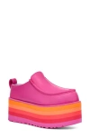 Ugg U Urseen Raspberry Multi Platform Wedges In Raspberry Multi
