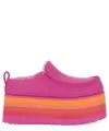 Ugg U Urseen Raspberry Multi Platform Wedges In Pink