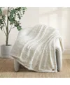 Ugg Valor Textured Faux Fur Throw, 50" X 70" In Snow
