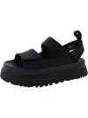 Ugg Venture Daze Slide Womens Suede Casual Slide Sandals In Black