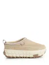 Ugg Venture Daze Textured Slip-on Clogs In Beige