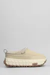 Ugg Venture Daze Sneakers In Beige Suede