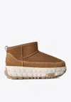 Ugg Venture Daze Ultra Mini Suede Boots In Brown