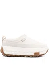 Ugg Venture Daze Slipper-mule In Grey Suede In White