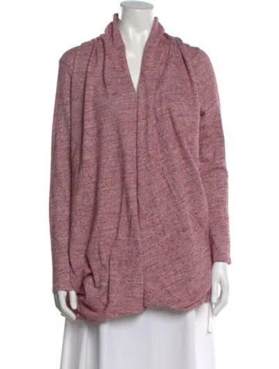 Pre-owned Ugg V-neck Long Sleeve Top In Pink