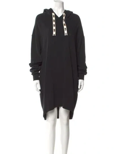 Pre-owned Ugg V-neck Mini Dress In Black