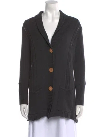 Pre-owned Ugg V-neck Sweater In Gray