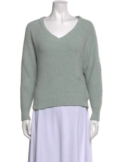 Pre-owned Ugg V-neck Sweater In Green