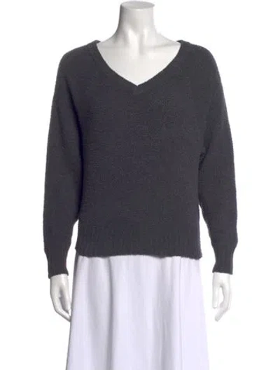 Pre-owned Ugg V-neck Sweater In Grey