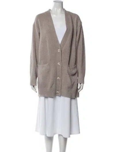 Pre-owned Ugg V-neck Sweater W/ Tags In Neutrals