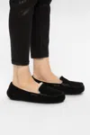 Ugg Ansley Womens Suede Slip On Loafers In Black