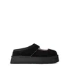 Ugg Mary Jane Flats With Translucent Sole And Decorative Bows In Black