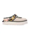 Ugg Mini Gorpcore Mary Jane Shoes With Adjustable Strap In Neutral