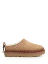 Ugg Camel Suede Classic Micro Biarritz Slippers In Brown