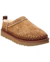 Ugg Camel Suede Classic Micro Biarritz Slippers In Brown