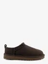 Ugg Classic Shearling-lined Suede Slip-on Flats In Brown