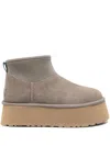 Ugg W Classic Mini Dipper Boots In Gray