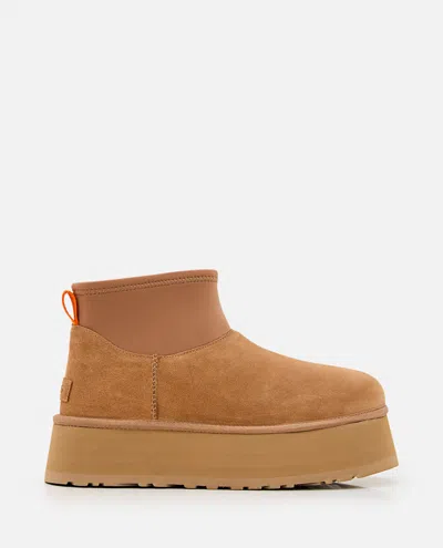 Ugg W Classic Mini Dipper In Brown