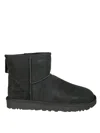 Ugg Classic Mini Ii Shearling Boots In Black
