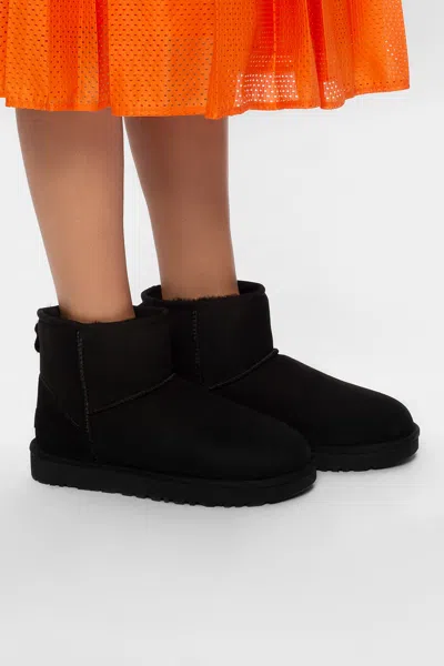 UGG UGG 'W CLASSIC MINI II'  SUEDE SNOW BOOTS