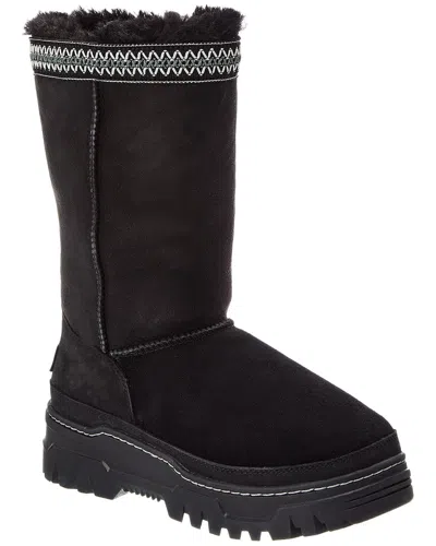 Ugg W Classic Tall Trailgazer Suede Boot In Black