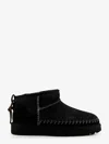 Ugg W Classic Ultra Mini Biarritz Suede Ankle Boots In Black