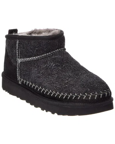 Ugg W Classic Ultra Mini Biarritz Suede Bootie In Animal Print
