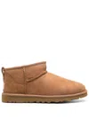 Ugg Classic Ultra Mini Chestnut Ankle Boot In Brown