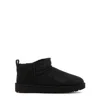 Ugg Classic Ultra Mini Ankle Boots In Black