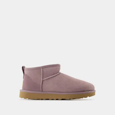 Ugg W Classic Ultra Mini Boots In Purple