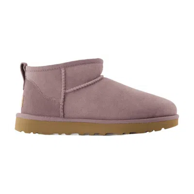 Ugg W Classic Ultra Mini Boots In Purple