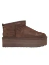 Ugg Classic Ultra Mini Platform Boots Burnt Cedar
