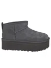 Ugg W Classic Ultra Mini Platform In Gray
