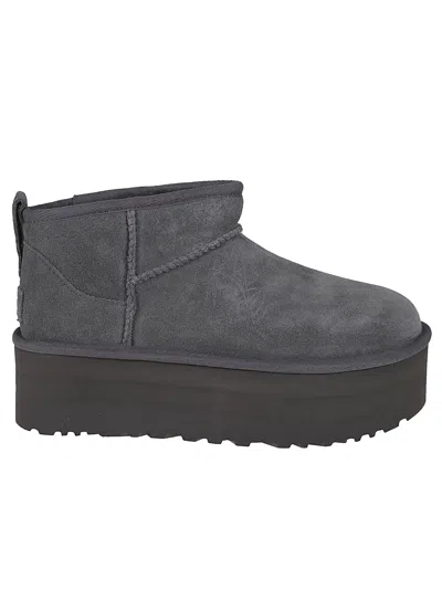 Ugg W Classic Ultra Mini Platform In Gray