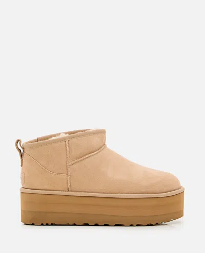 Ugg W Classic Ultra Mini Platform In Brown