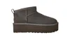 Ugg W Classic Ultra Mini Platform Shoes In Gray